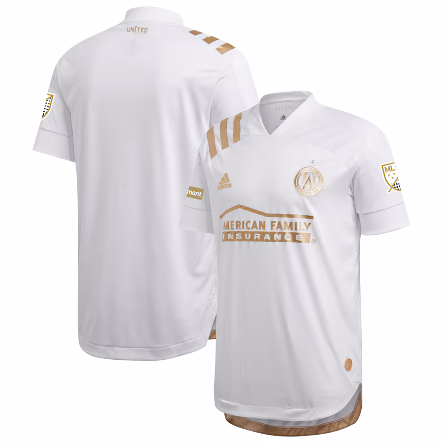 Men's Atlanta United FC adidas White 2020 Kings Authentic Jersey - Jersey