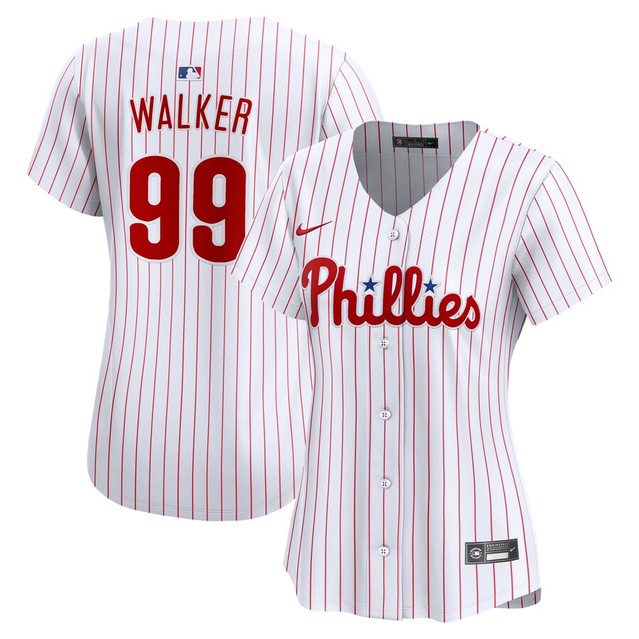 Women's Philadelphia Phillies Taijuan Walker Nike White Home Limited Player Jersey - Jersey
