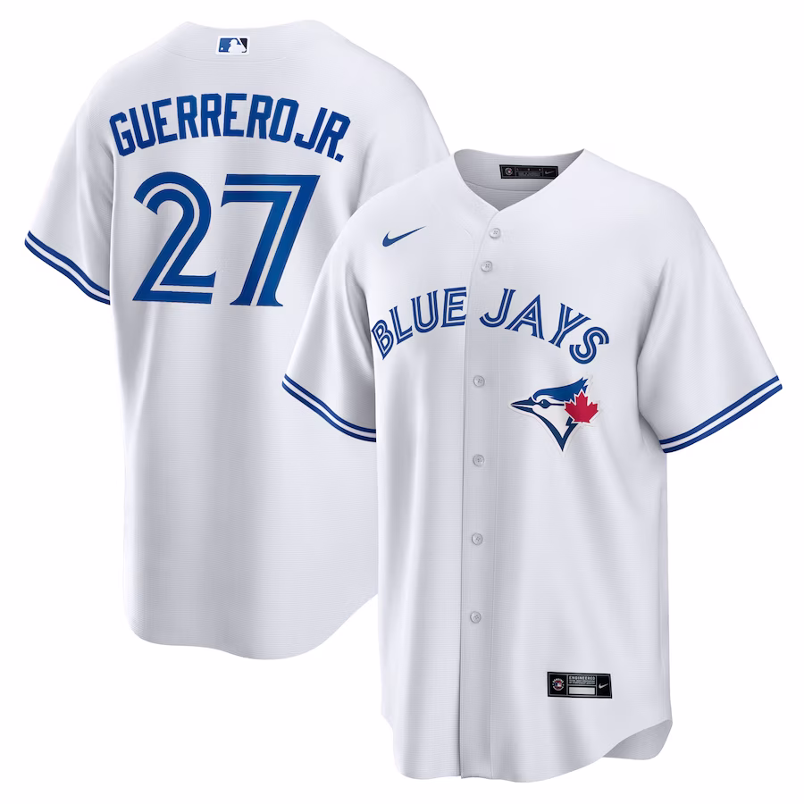 Men's Toronto Blue Jays Vladimir Guerrero Jr. Nike White Home Replica Player Name Jersey - Jersey