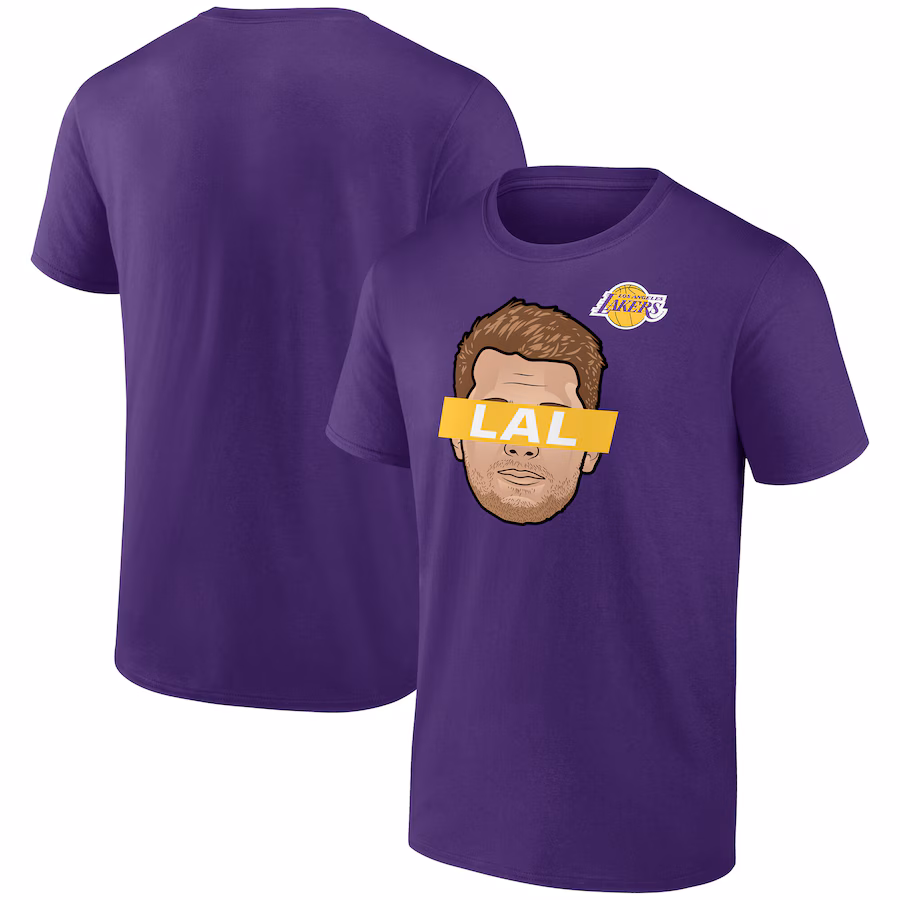 Men's Los Angeles Lakers Luka Dončić Purple Know The Game T-Shirt - Jersey
