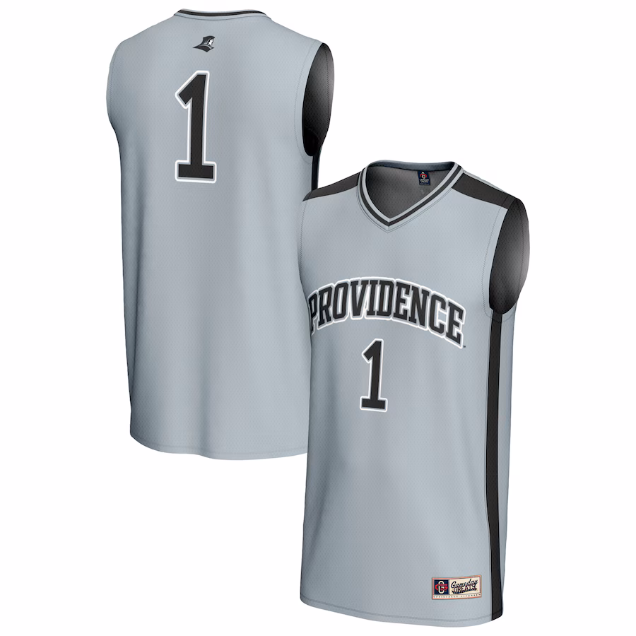 Youth GameDay Greats #1 Silver Providence Friars Lightweight Basketball Fashion Jersey - Jersey