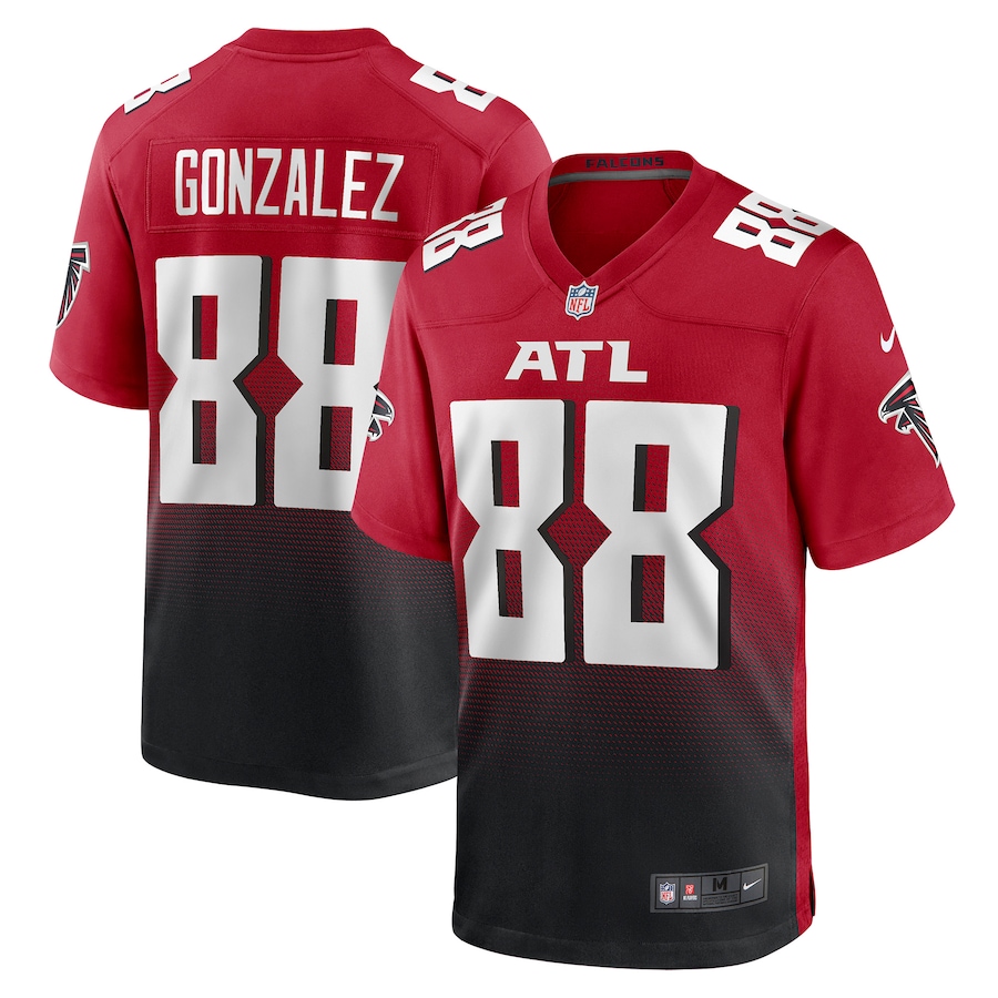 Men's Atlanta Falcons Tony Gonzalez Nike Red Retired Player Alternate Game Jersey - Jersey