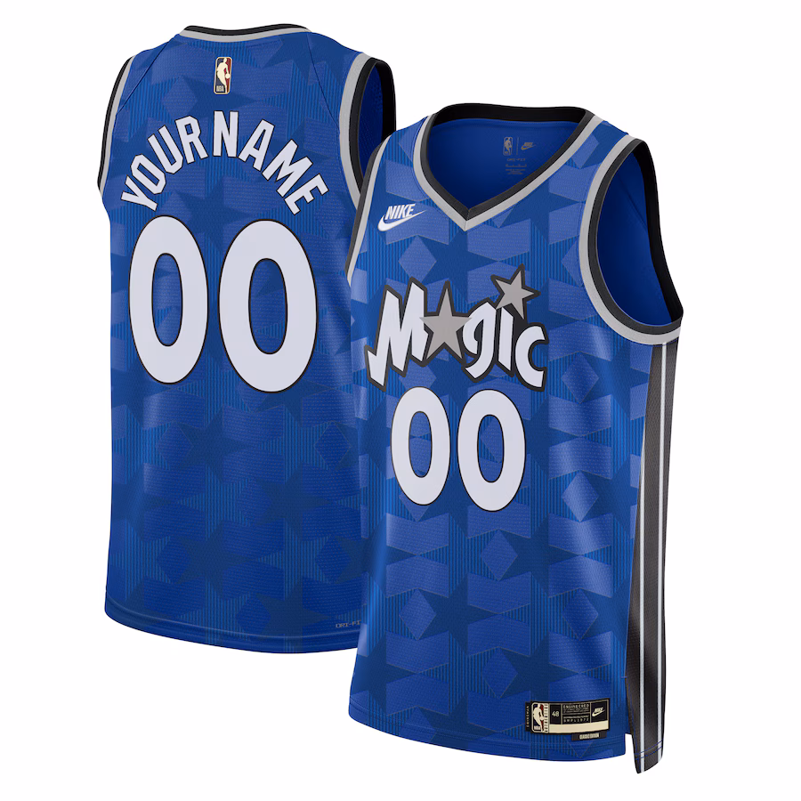 Unisex Orlando Magic  Nike Blue 2023/24 Swingman Custom Jersey - Classic Edition - Jersey