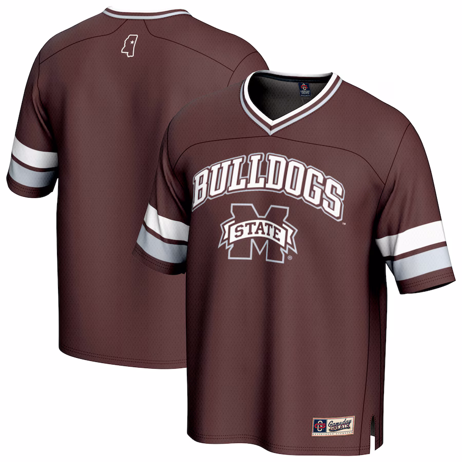Unisex GameDay Greats Maroon Mississippi State Bulldogs Spirit Football Jersey - Jersey