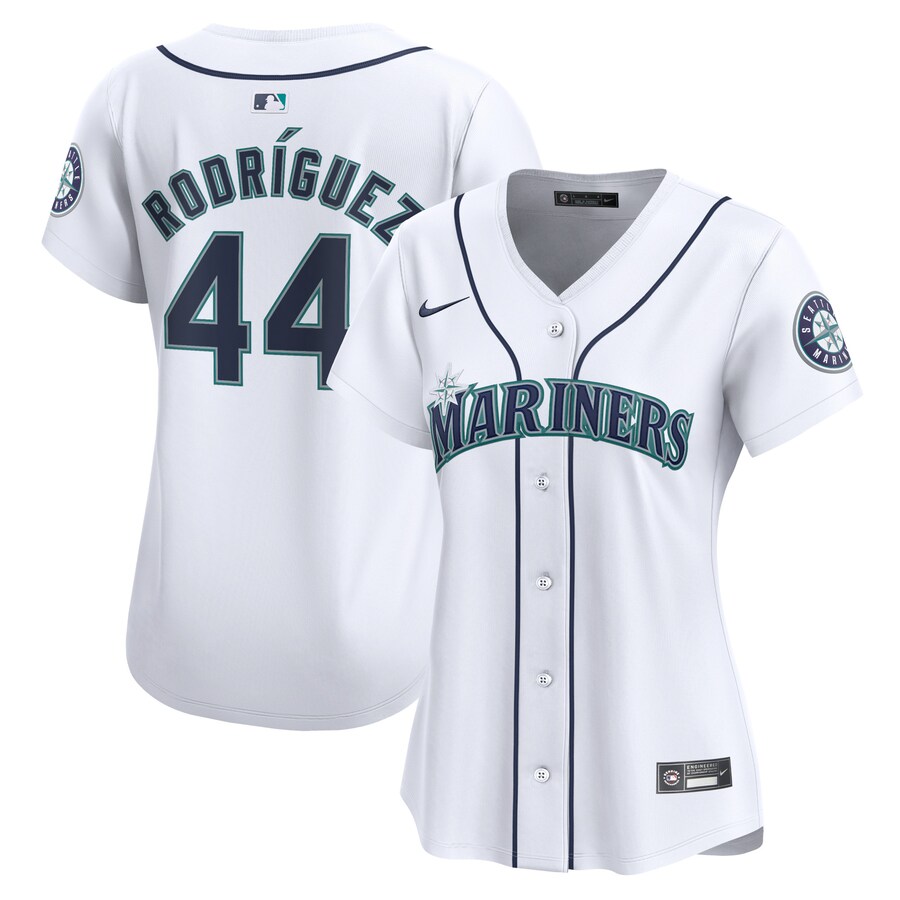 Women's Seattle Mariners Julio Rodríguez Nike White Home Limited Player Jersey - Jersey
