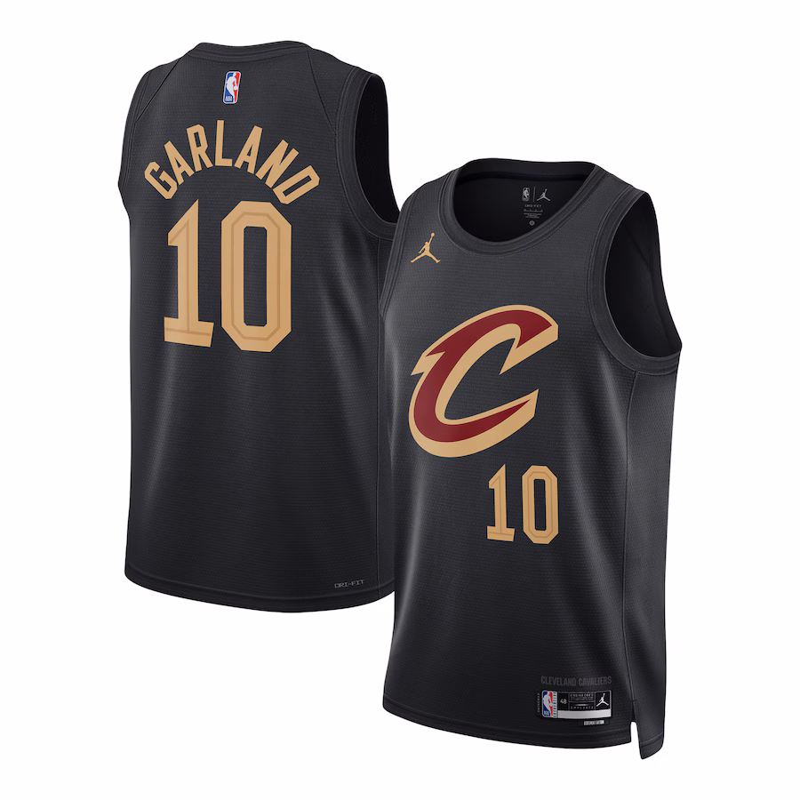 Unisex Cleveland Cavaliers Darius Garland Jordan Brand Black Swingman Jersey - Statement Edition - Jersey