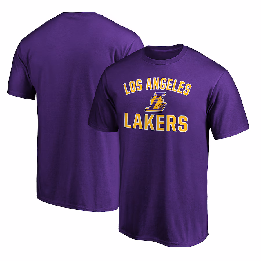 Men's Los Angeles Lakers  Purple Victory Arch T-Shirt - Jersey