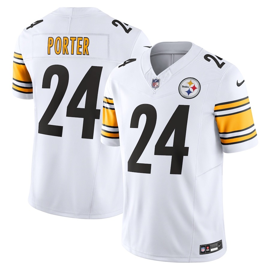 Men's Pittsburgh Steelers Joey Porter Jr. Nike White  Vapor F.U.S.E. Limited Jersey - Jersey
