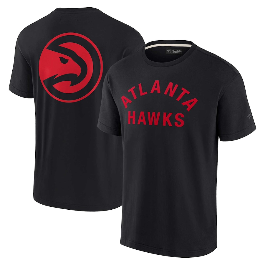Unisex Atlanta Hawks Fanatics Black Elements Super Soft Short Sleeve T-Shirt - Jersey