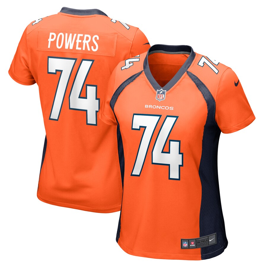 Women's Denver Broncos Ben Powers Nike Orange Game Player Jersey - Jersey