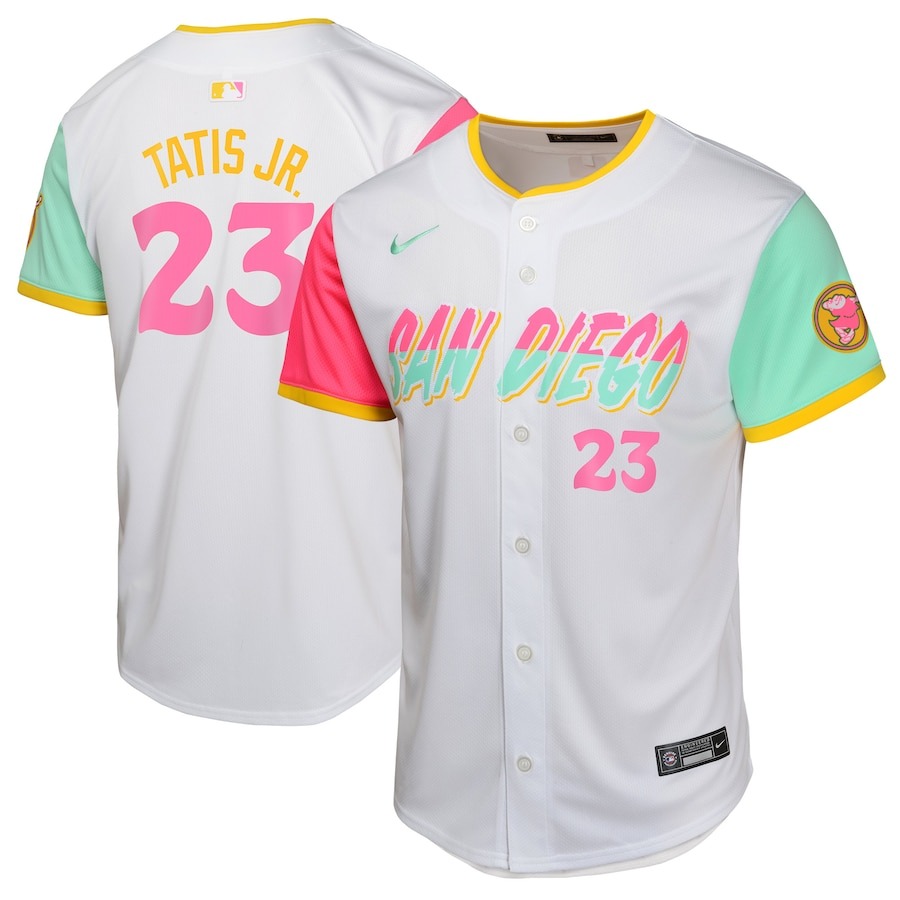 Youth San Diego Padres Fernando Tatis Jr. Nike White City Connect Limited Player Jersey - Jersey