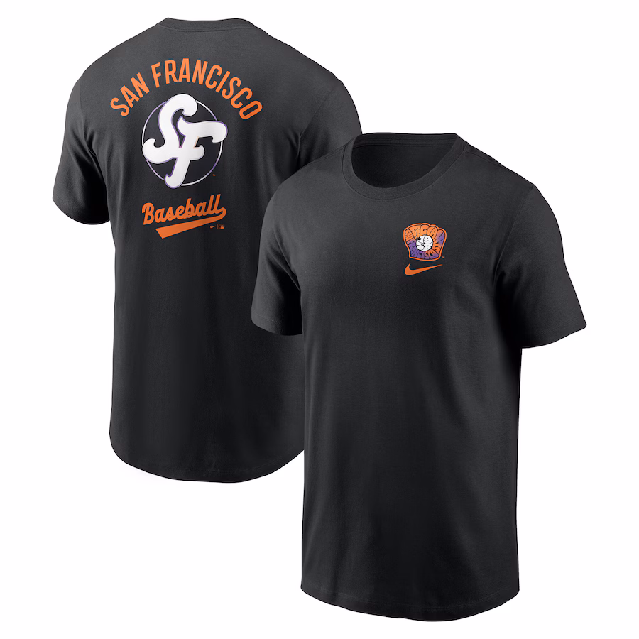 Men's San Francisco Giants Nike Black 2025 City Connect T-Shirt - Jersey