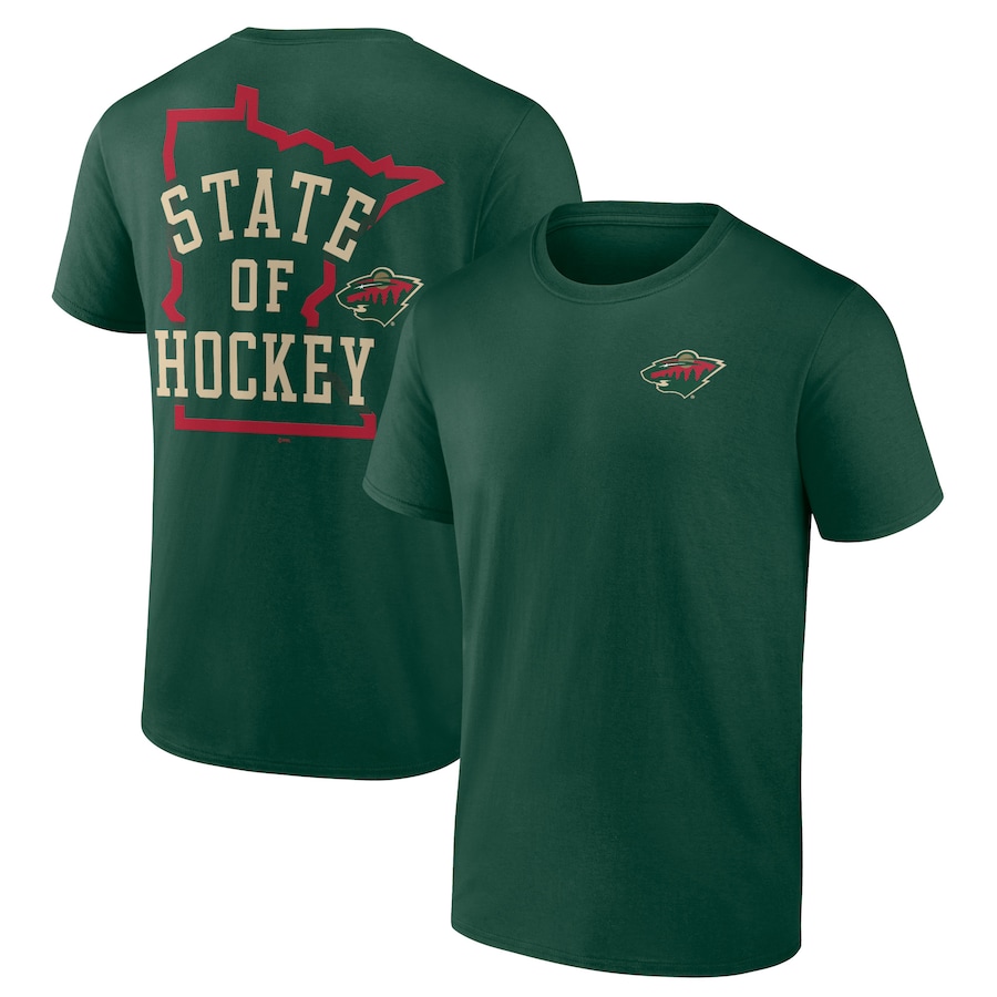 Men's Minnesota Wild Green Territorial T-Shirt - Jersey