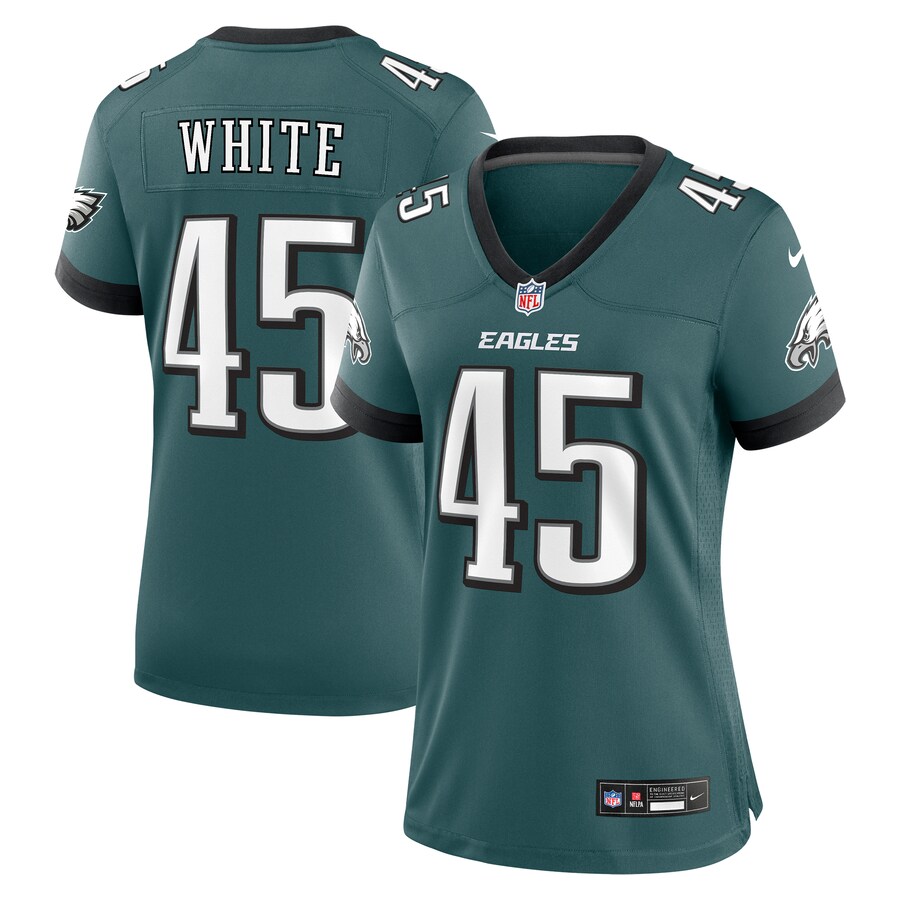 Women's Philadelphia Eagles Devin White Nike Midnight Green  Game Jersey - Jersey