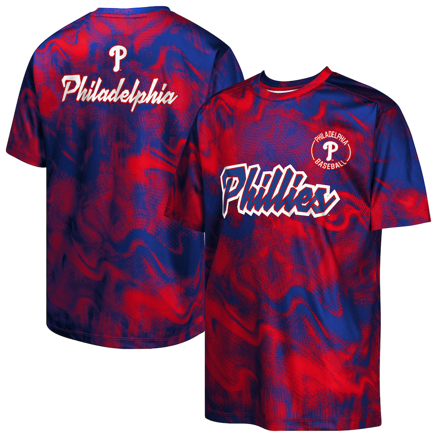 Youth Philadelphia Phillies Red/Royal Pinch Hitter T-Shirt - Jersey
