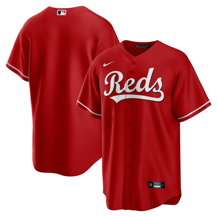 Men's Cincinnati Reds  Nike Red Big & Tall Alternate Replica Team Jersey - Jersey