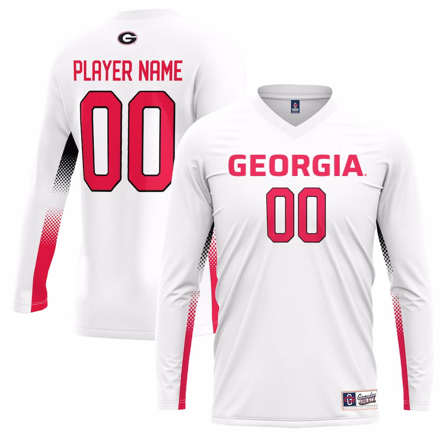 Georgia Bulldogs GameDay Greats Youth NIL Lightweight Volleyball Jersey - White - Jersey