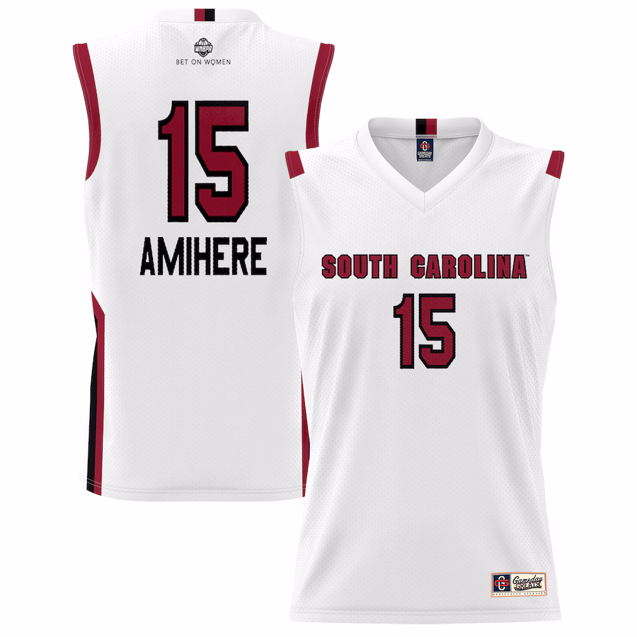 Youth GameDay Greats Laeticia Amihere White South Carolina Gamecocks Lightweight Basketball Alumni Jersey - Jersey