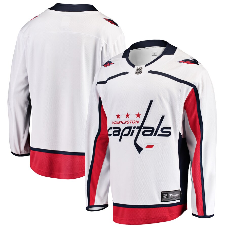 Men's Washington Capitals Fanatics Branded White Breakaway Away Jersey - Jersey