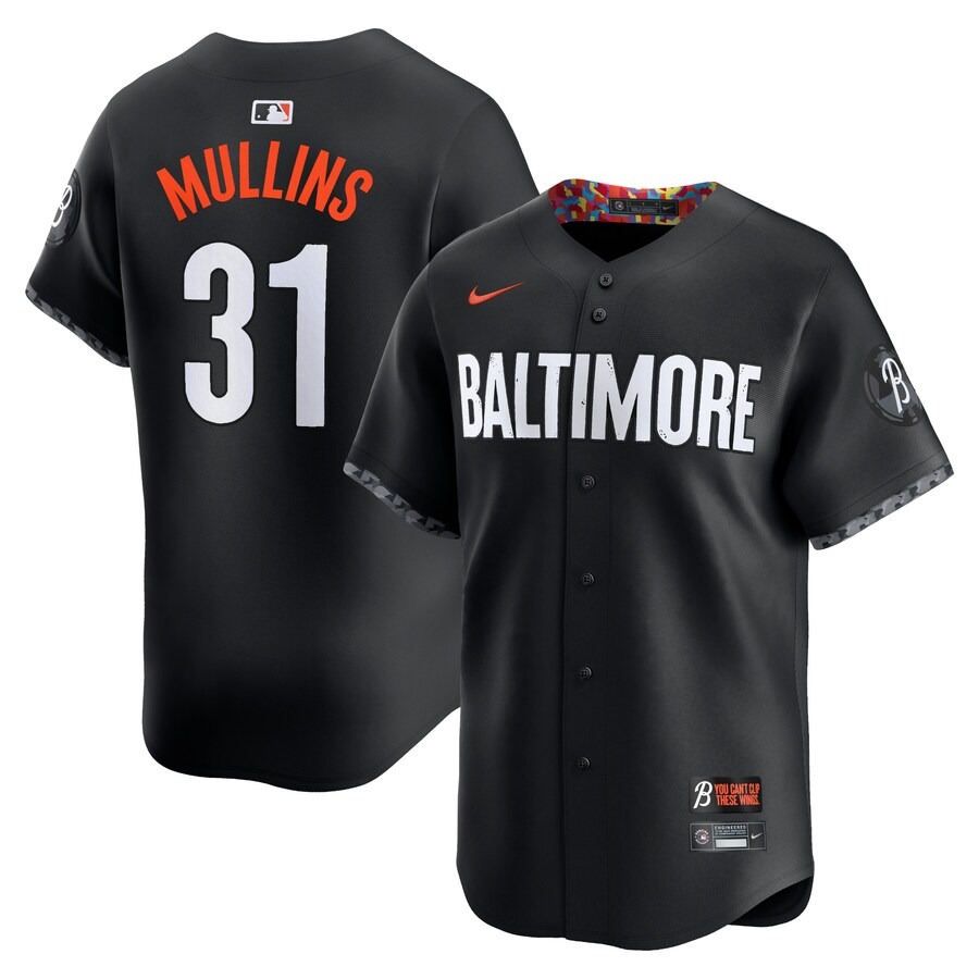 Men's Baltimore Orioles Cedric Mullins Nike Black City Connect Limited Player Jersey - Jersey
