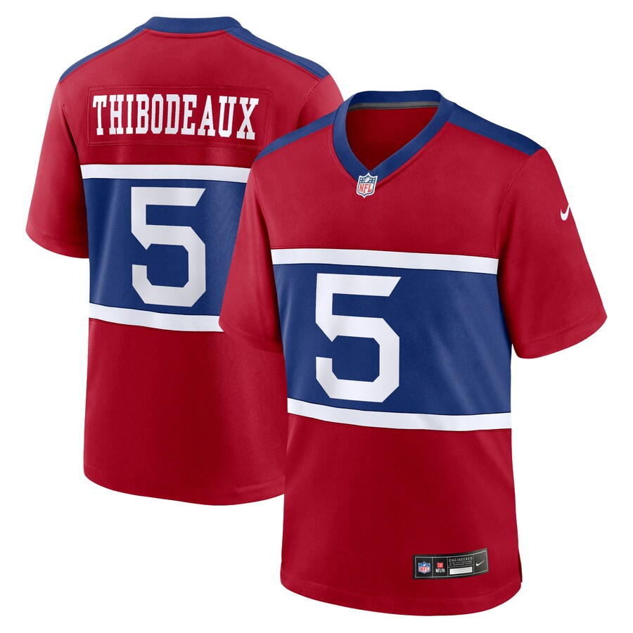 Men's New York Giants Kayvon Thibodeaux Nike Century Red Alternate Player Game Jersey - Jersey