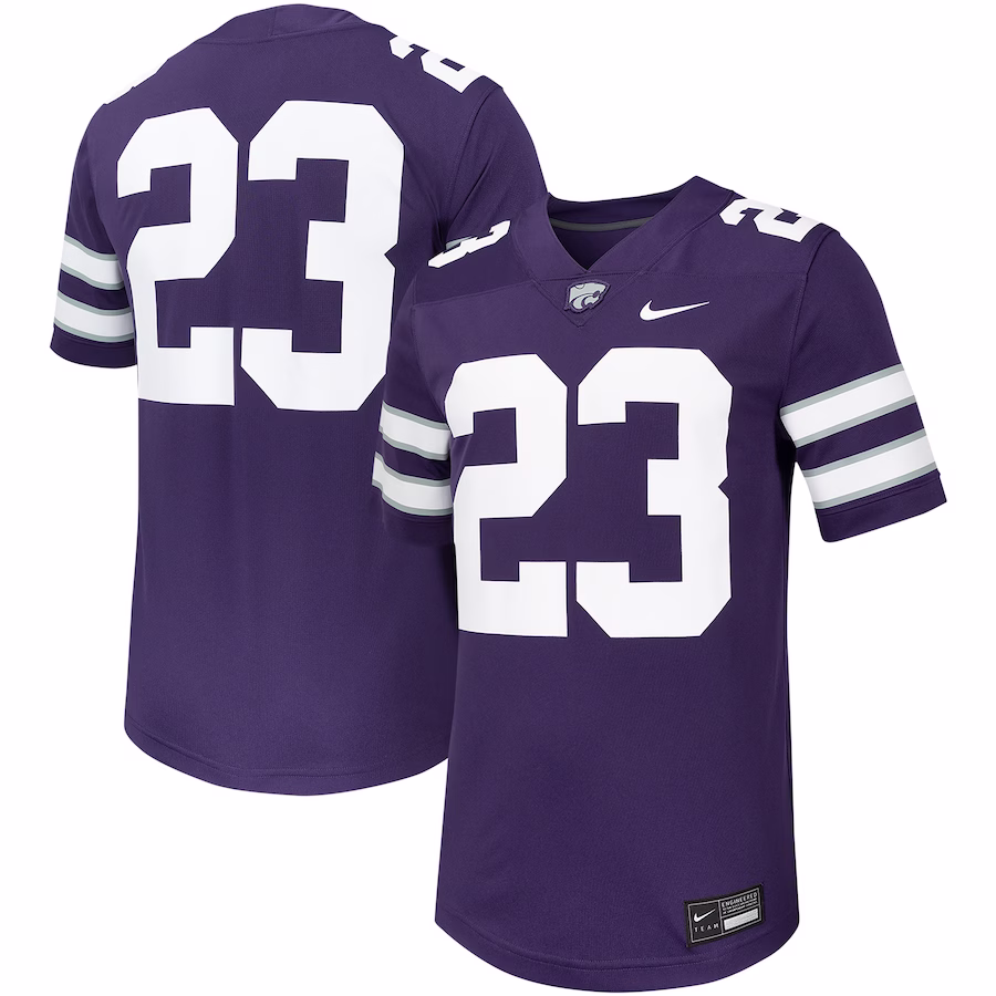 #23 Kansas State Wildcats Nike Untouchable Football Replica Jersey - Purple - Jersey