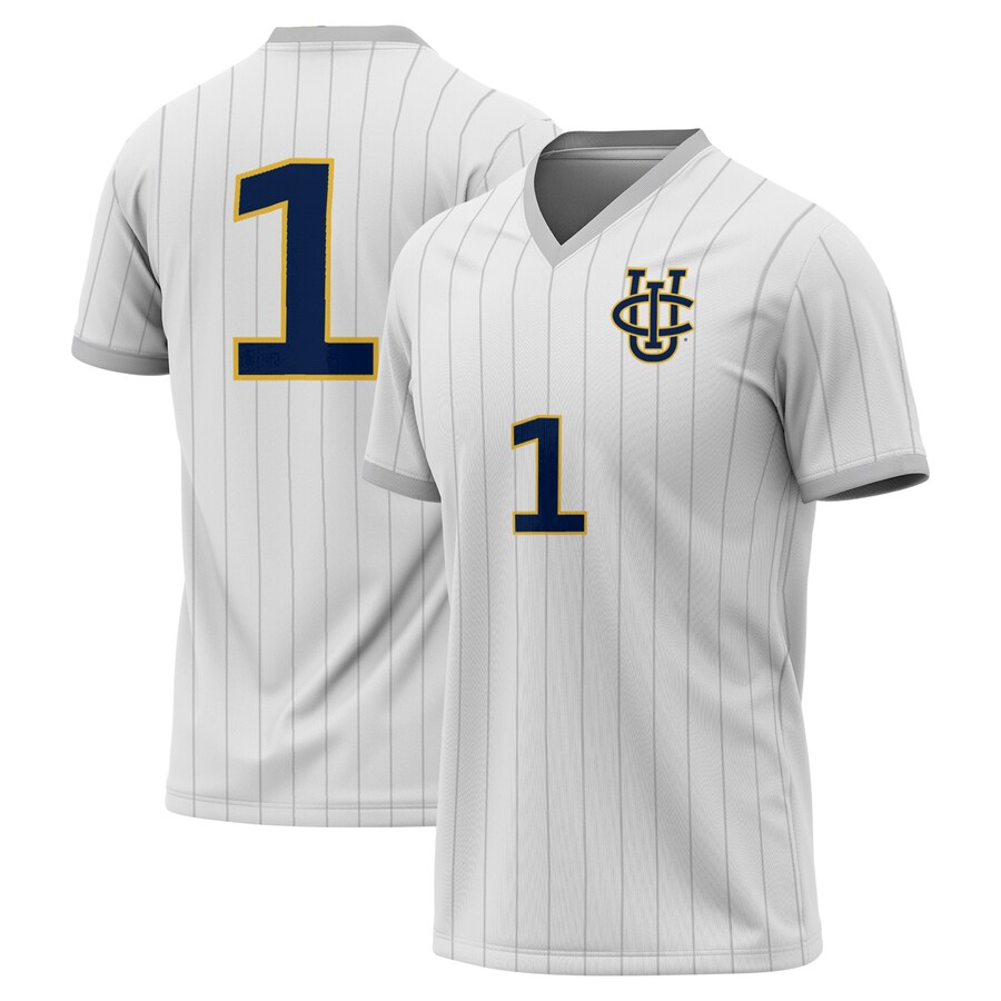 Youth #1 GameDay Greats White UC Irvine Anteaters Lightweight Soccer Fashion Jersey - Jersey