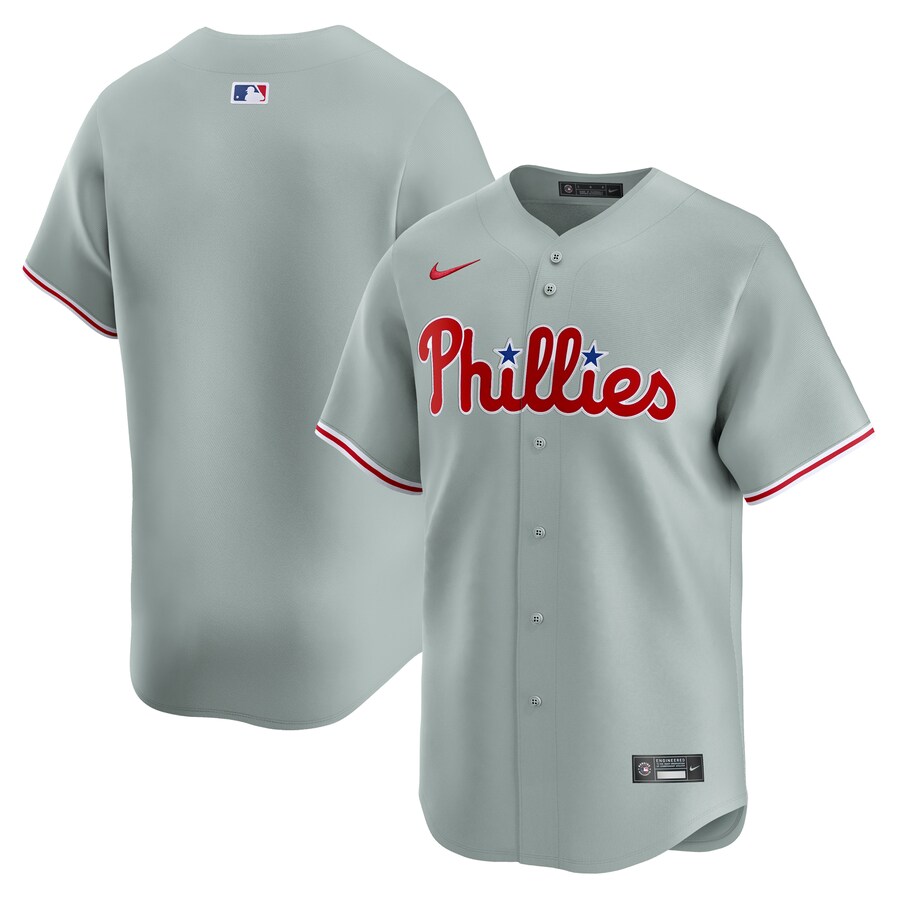 Men's Philadelphia Phillies  Nike Gray Away Limited Jersey - Jersey