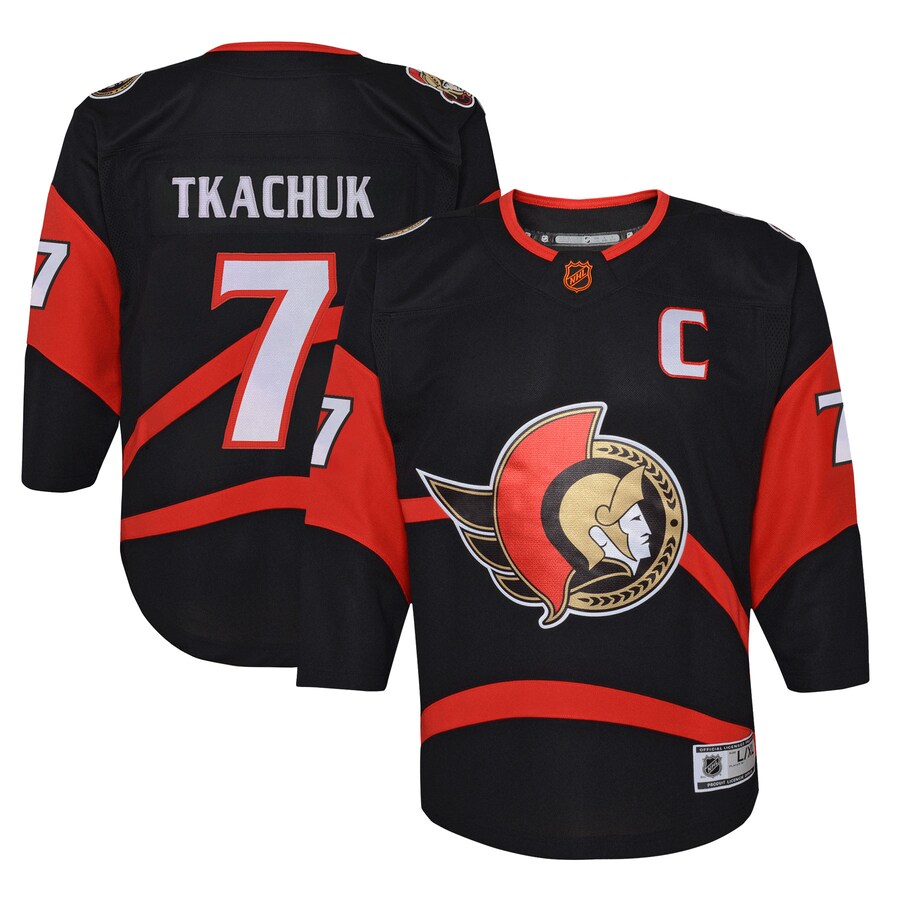 Youth Ottawa Senators Brady Tkachuk Black Special Edition 2.0 Premier Player Jersey - Jersey