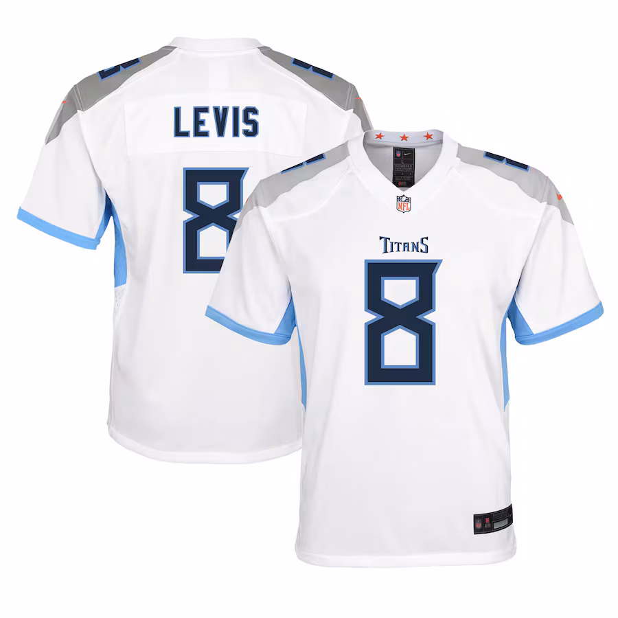 Youth Tennessee Titans Will Levis Nike White Game Jersey - Jersey