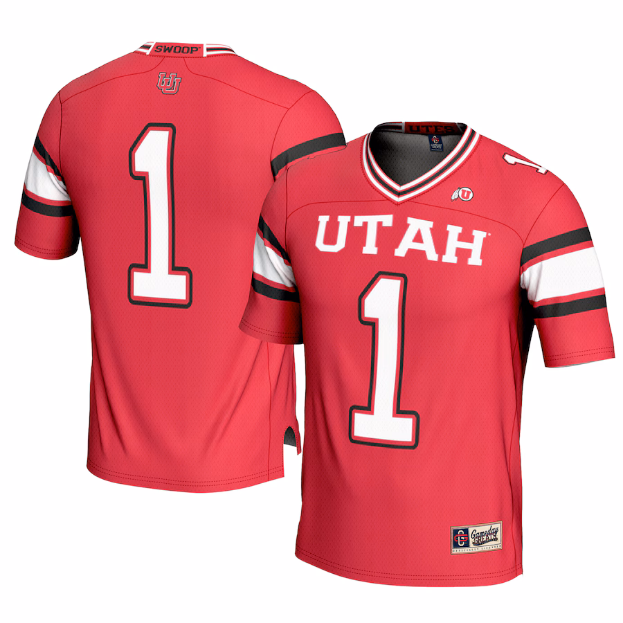 Youth GameDay Greats #1 Red Utah Utes Football Jersey - Jersey
