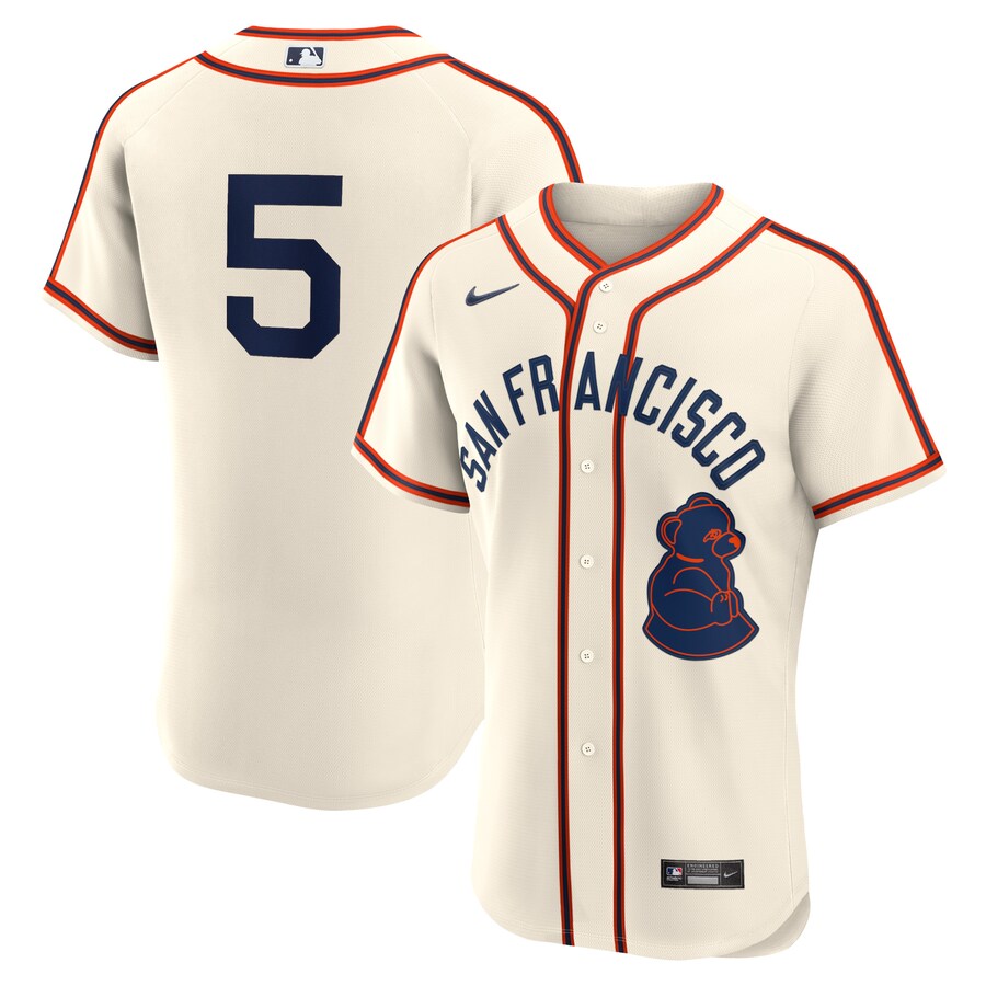 Men's San Francisco Giants Mike Yastrzemski Nike Cream 2024 Rickwood Classic Authentic Player Jersey - Jersey