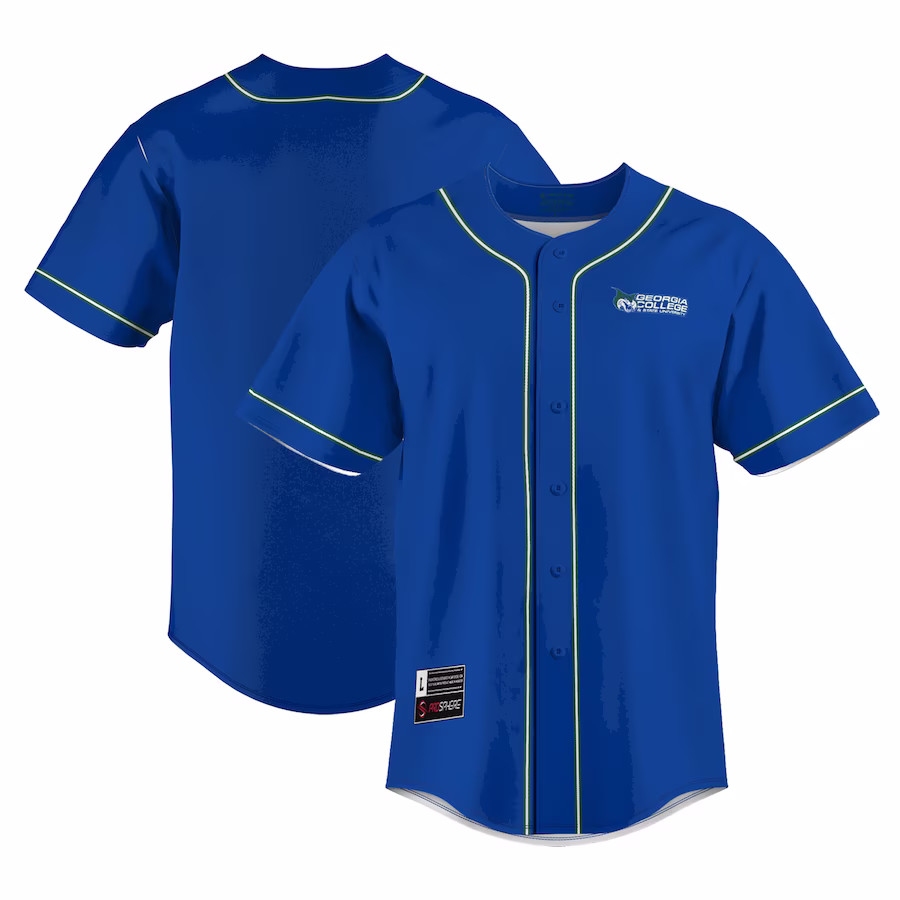 Georgia College Bobcats GameDay Greats Lightweight  Baseball Jersey - Blue - Jersey