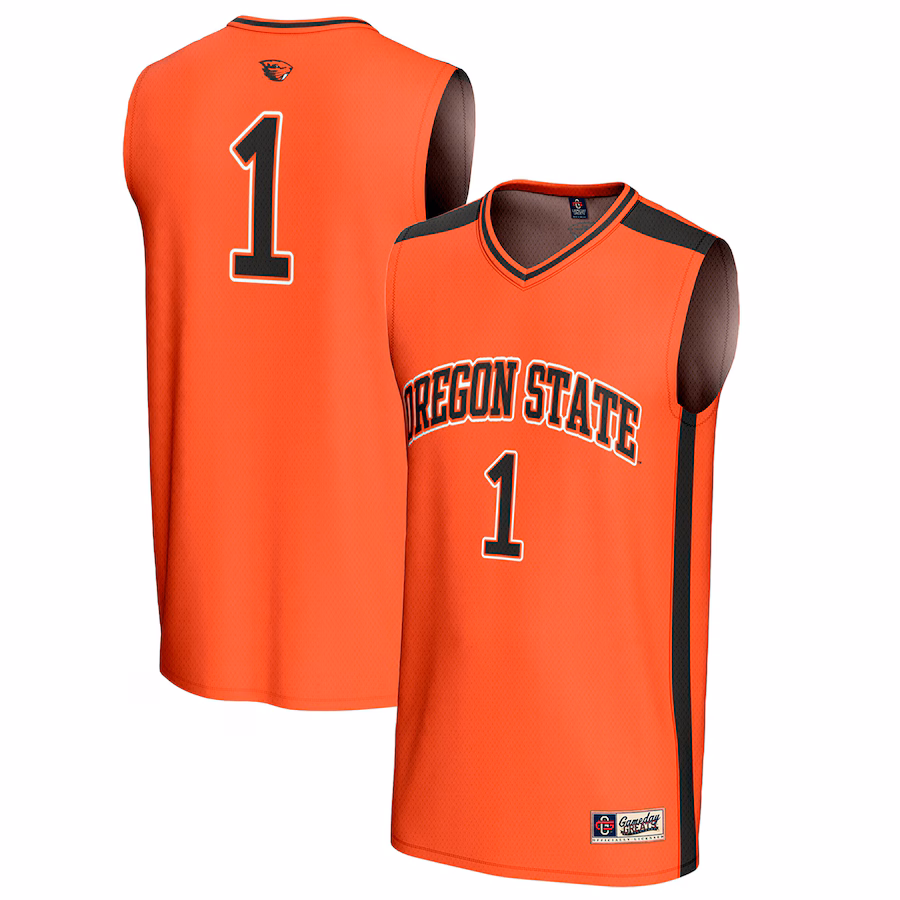 Unisex GameDay Greats #1 Orange Oregon State Beavers Lightweight Collegiate Basketball Fashion Jersey - Jersey