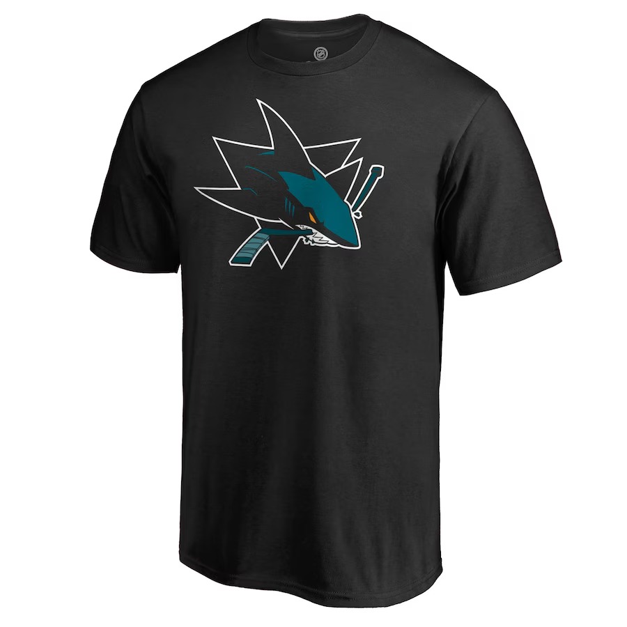 Men's San Jose Sharks Black Team Alternate T-Shirt - Jersey