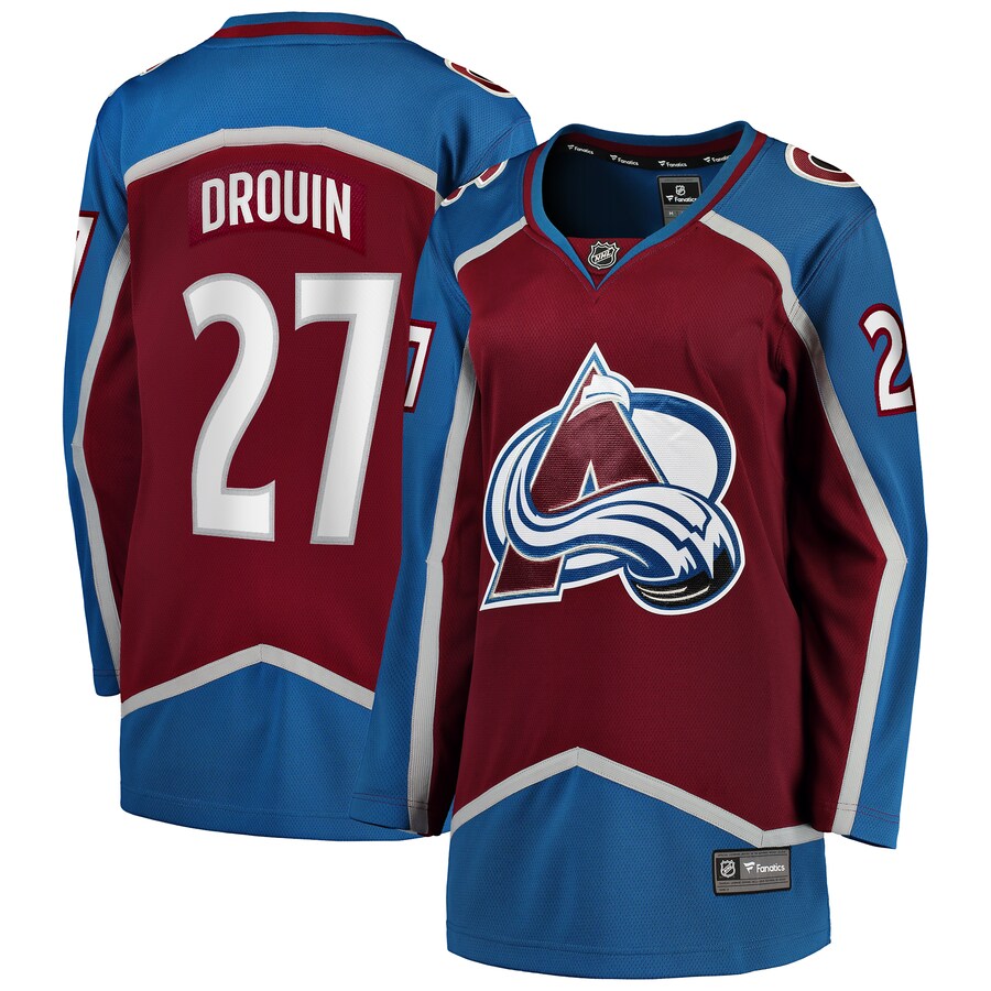Women's Colorado Avalanche Jonathan Drouin Fanatics Branded Maroon Home Breakaway Player Jersey - Jersey