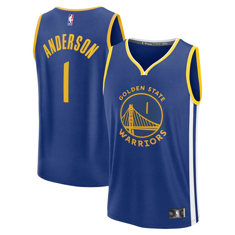 Men's Golden State Warriors Kyle Anderson Fanatics Royal Fast Break Replica Player Jersey - Icon Edition - Jersey