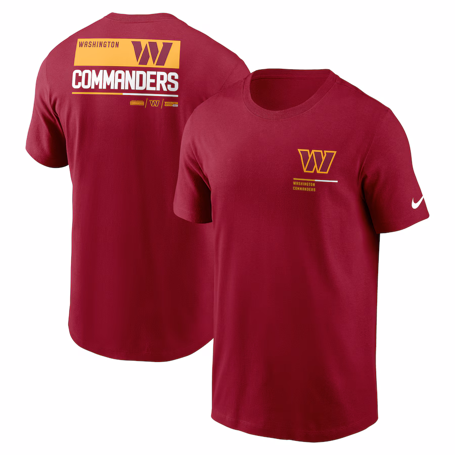 Men's Washington Commanders Nike Burgundy Team Incline T-Shirt - Jersey