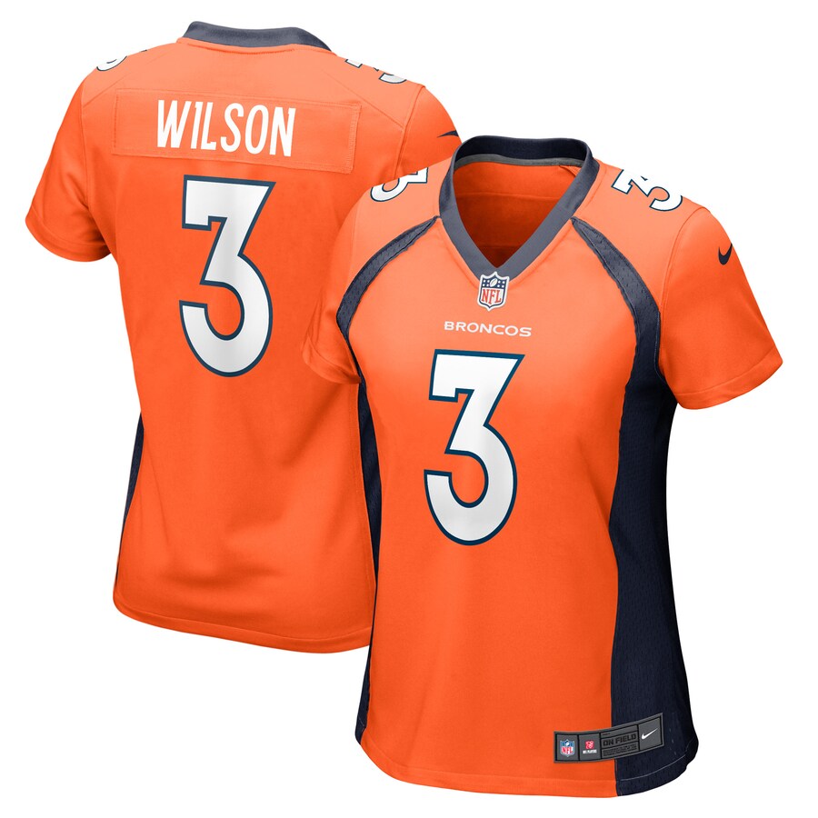 Women's Denver Broncos Russell Wilson Nike Orange Player Jersey - Jersey