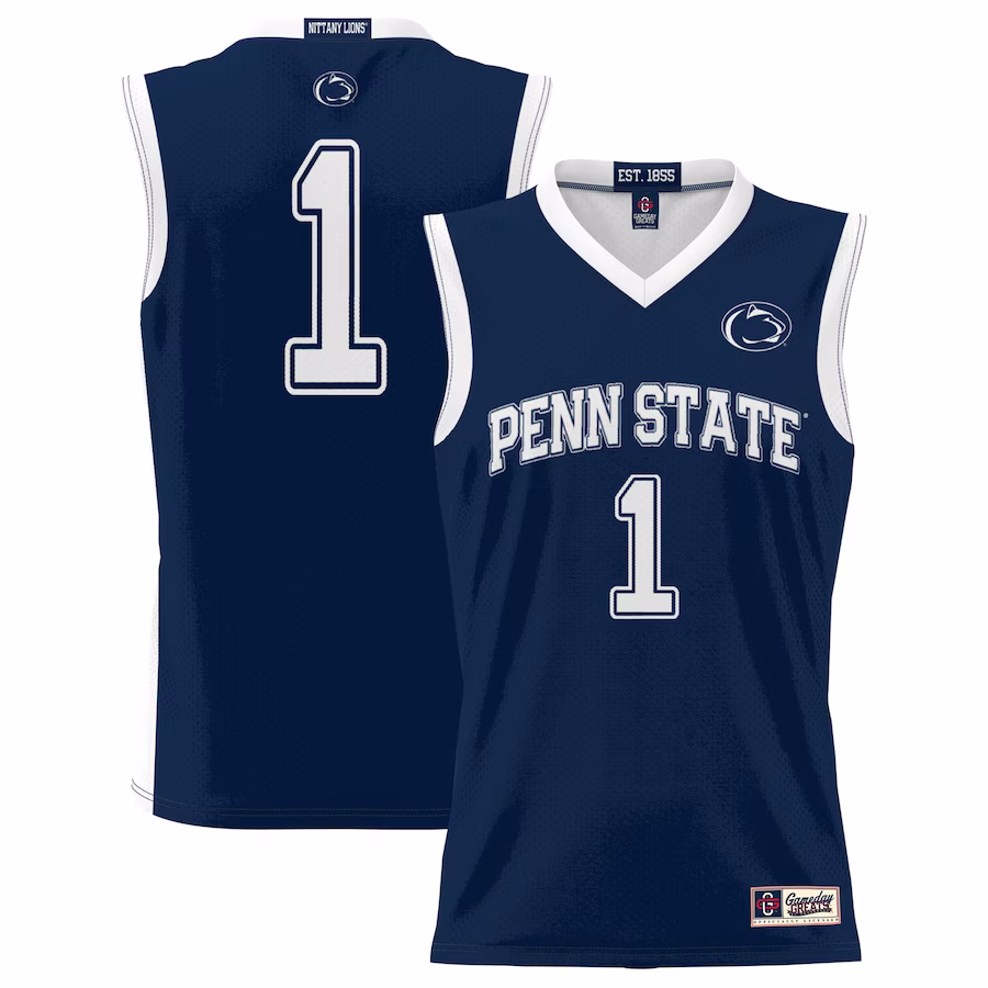 #1  Penn State Nittany Lions GameDay Greats  Lightweight Basketball Jersey - Navy - Jersey