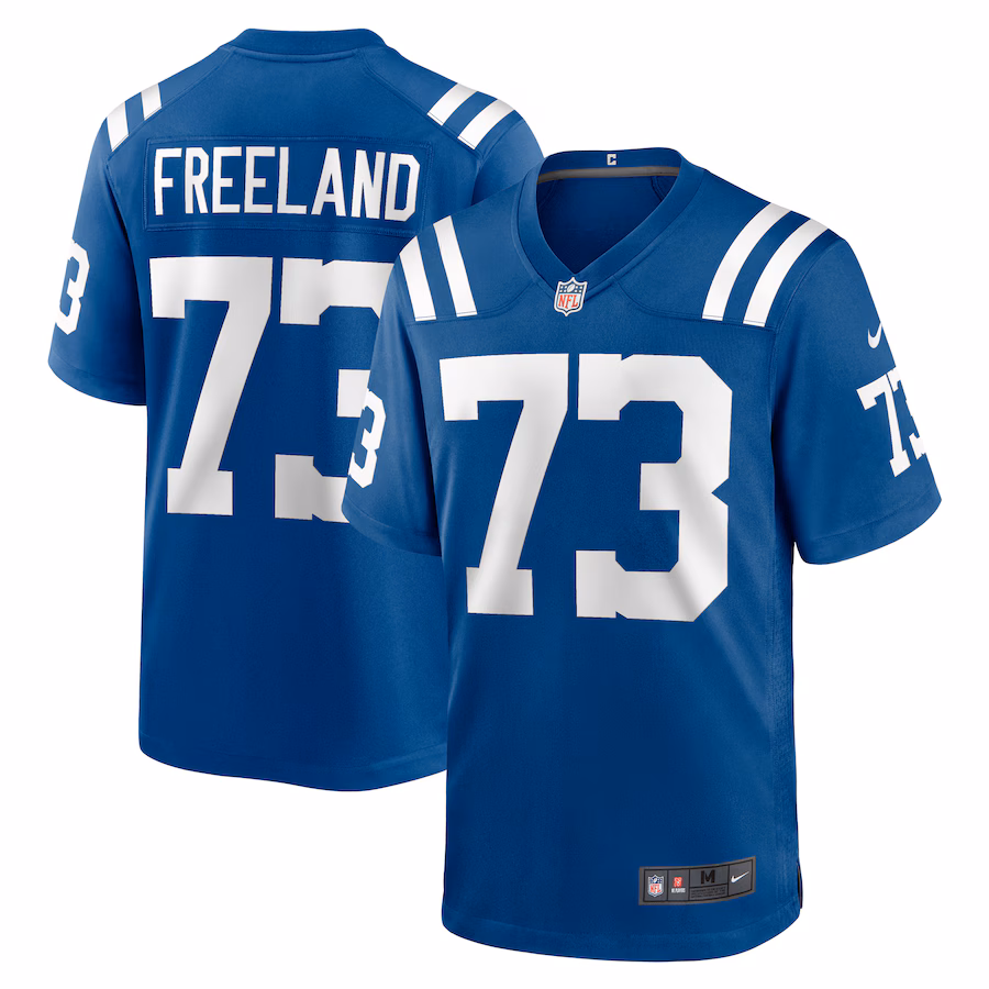 Men's Indianapolis Colts Blake Freeland Nike  Royal Team Game Jersey - Jersey