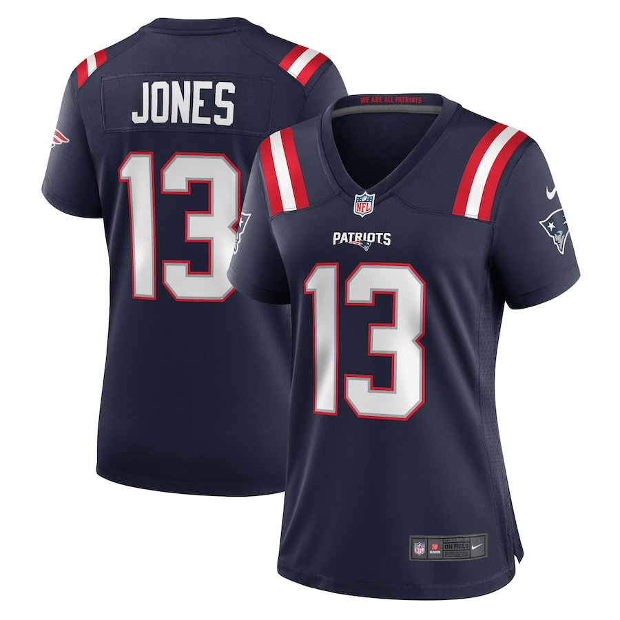 Women's New England Patriots Jack Jones Nike Navy Game Player Jersey - Jersey