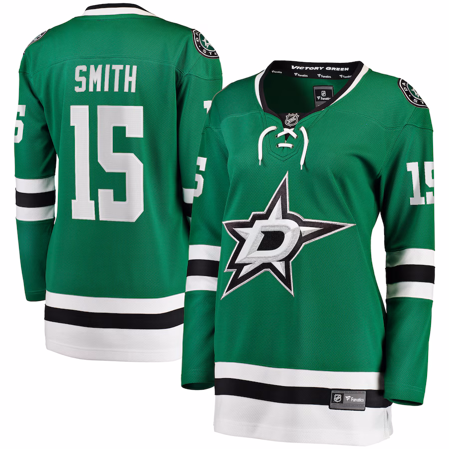 Women's Dallas Stars Craig Smith Fanatics Kelly Green Home Breakaway Player Jersey - Jersey