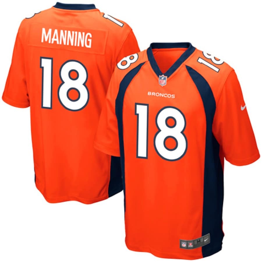 Youth Denver Broncos Peyton Manning Nike Orange Team Color Game Jersey - Jersey