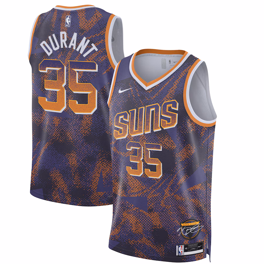 Unisex Phoenix Suns Kevin Durant Nike Purple 2025 Select Series Swingman Player Jersey - Jersey