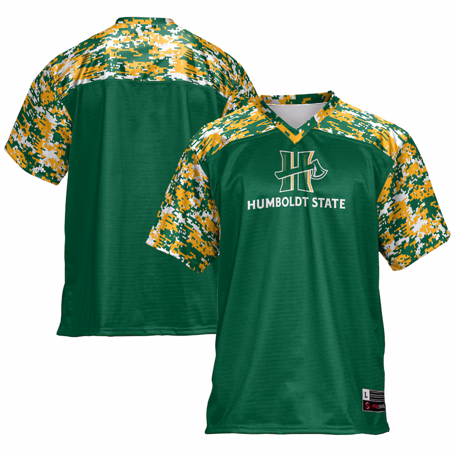 Humboldt State Jacks GameDay Greats Football Jersey - Green - Jersey