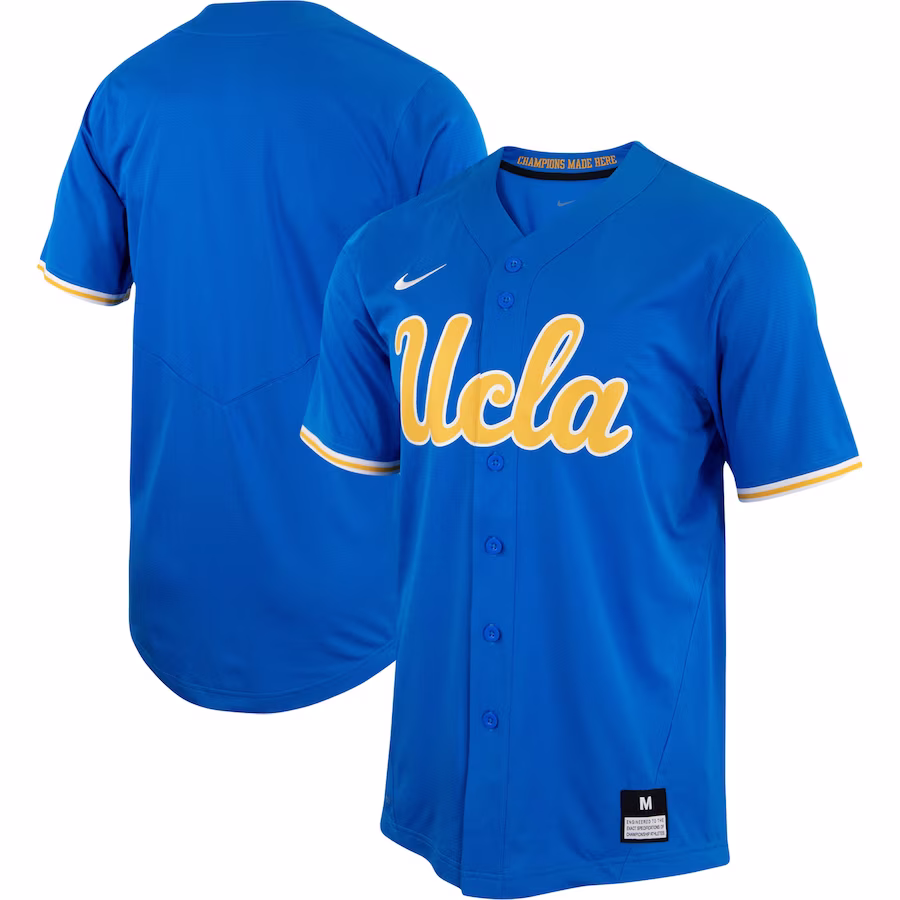 UCLA Bruins Nike Replica Baseball Jersey - Blue - Jersey