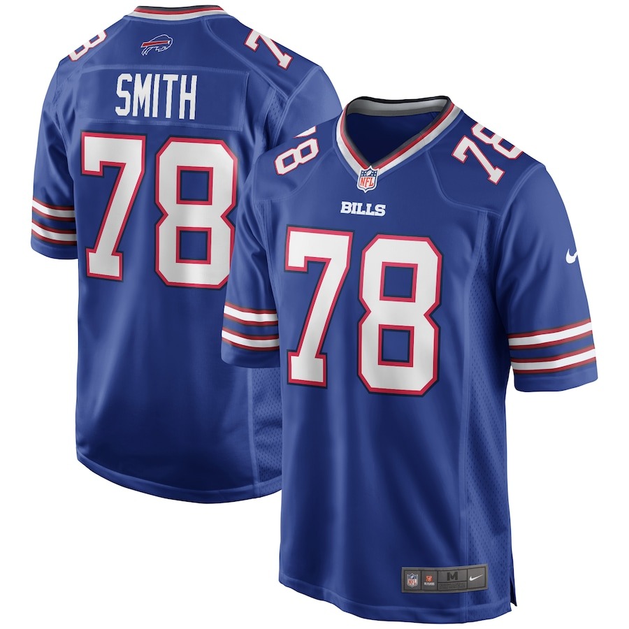 Men's Buffalo Bills Bruce Smith Nike Royal Game Retired Player Jersey - Jersey