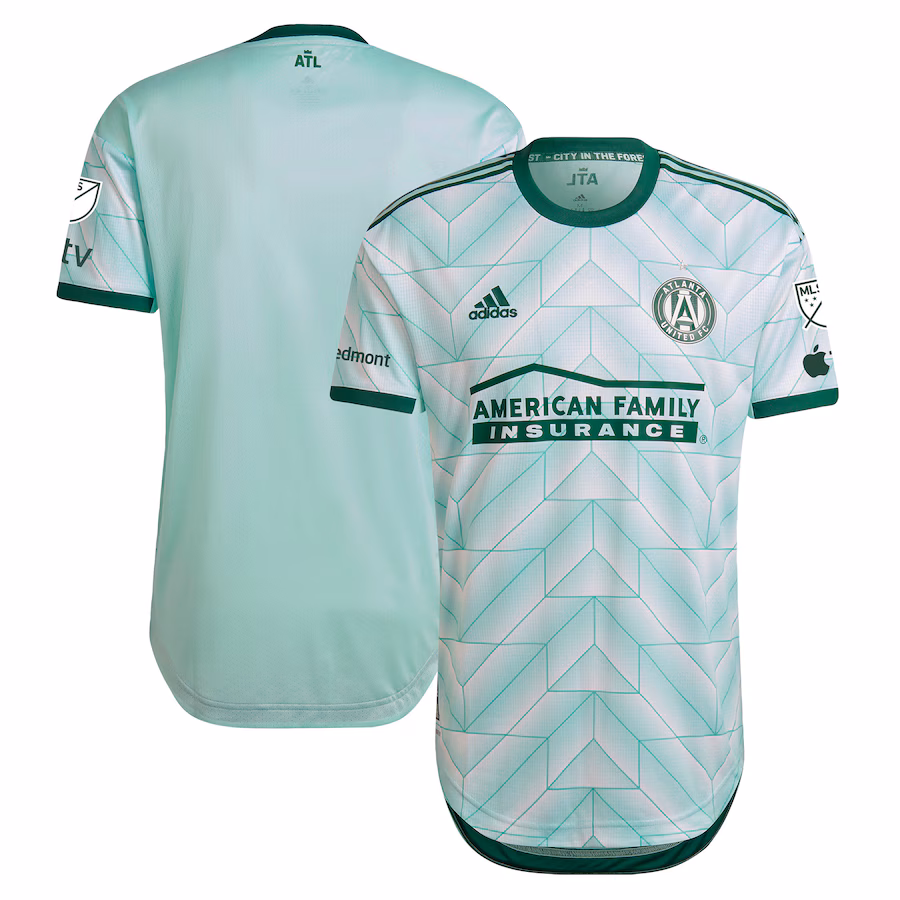 Men's Atlanta United FC  adidas Mint 2023 The Forest Kit Authentic Jersey - Jersey