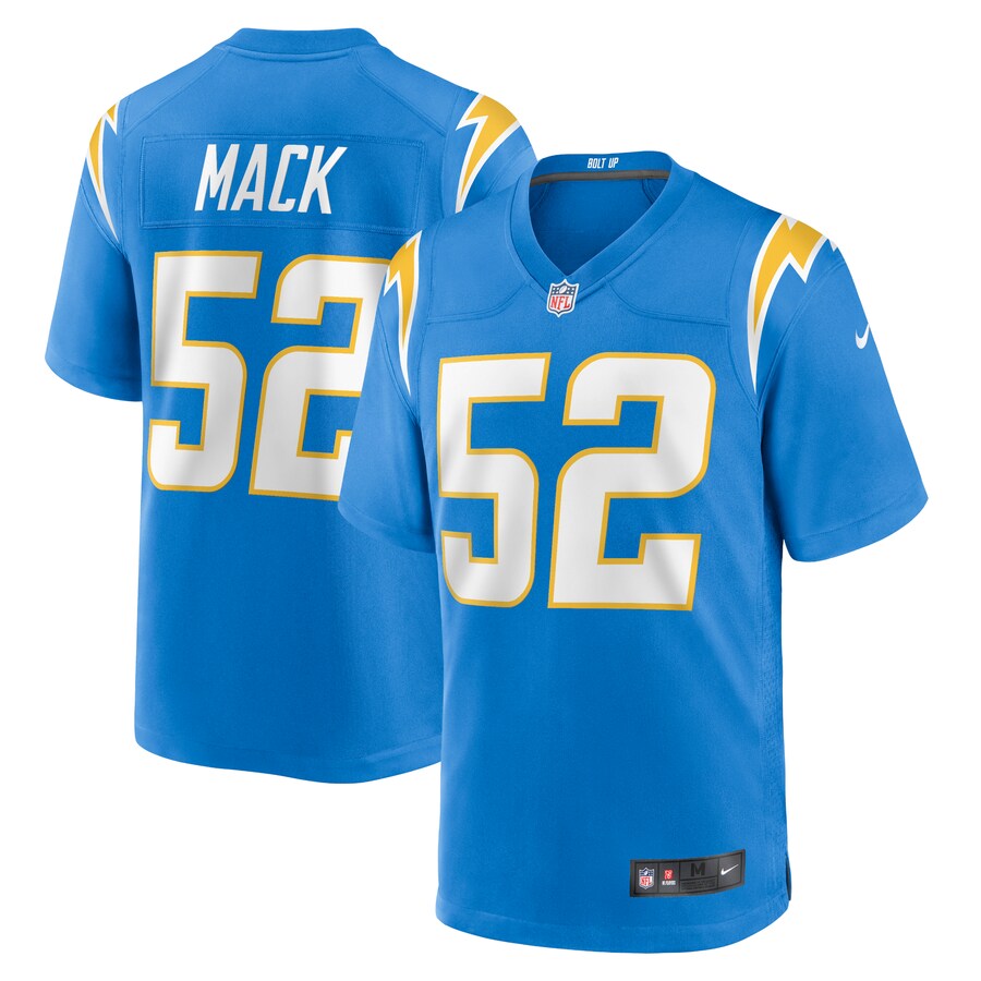 Youth Los Angeles Chargers Khalil Mack Nike Powder Blue Game Jersey - Jersey